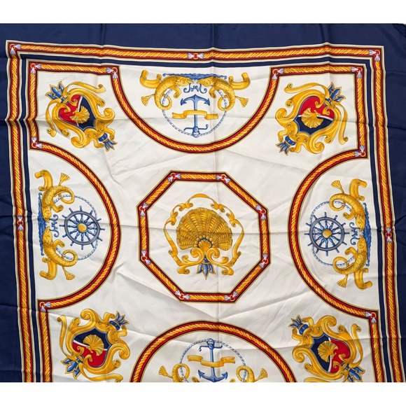 Richelieu Accessories - Richel Paris‎ Nautical 100% silk Scarf